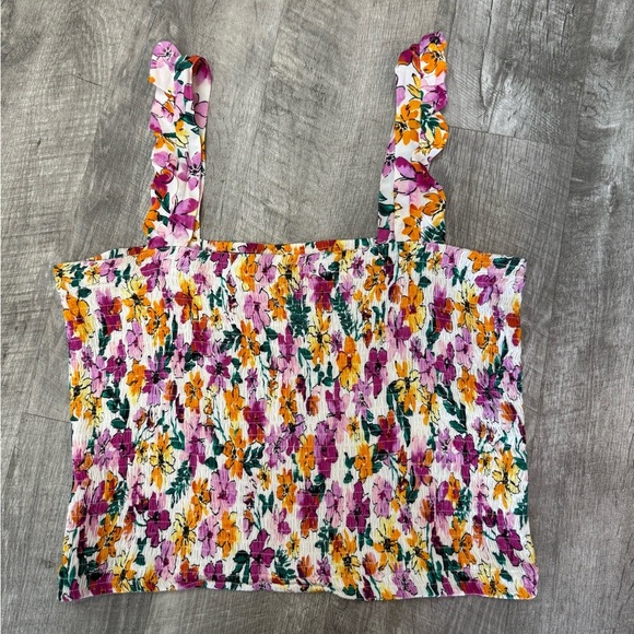 Pink- Victoria’s Secret Floral Print Women's Top Size XL - Picture 1 of 4